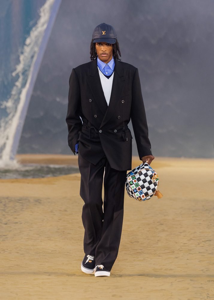Reference image illustrating Louis Vuitton Men's Spring 2027: Pharrell Williams Blends Dandyism with Coastal Surf Culture