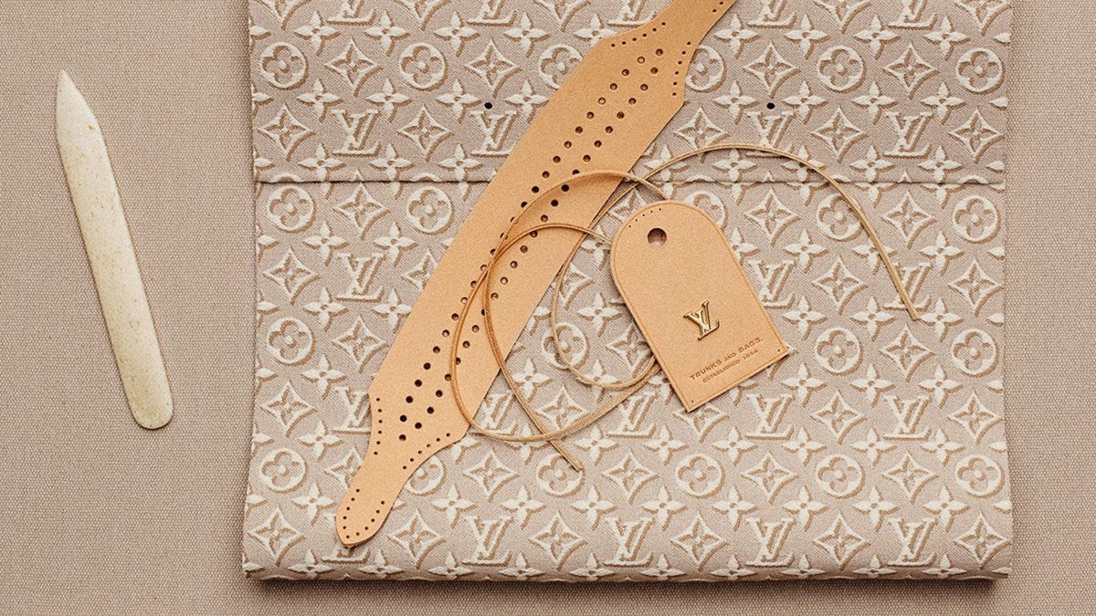 Reference image illustrating Louis Vuitton Monogram Emblème Collection: A Tactile New Chapter for the 130-Year-Old Icon