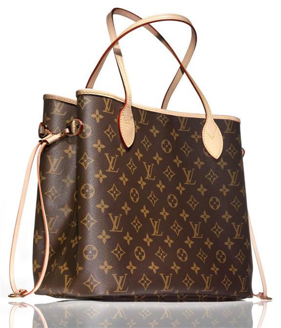 Reference image illustrating Louis Vuitton Neverfull GM, MM, PM