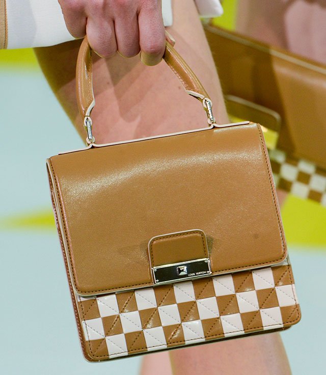 Reference image illustrating Louis Vuitton Spring 2013 Handbags: A Deep Dive into the Damier-Focused Collection