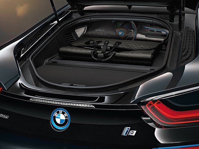 Reference image illustrating Louis Vuitton x BMW i8 Limited Edition Carbon Fiber Luggage: A Fusion of Luxury and Automotive Innovation