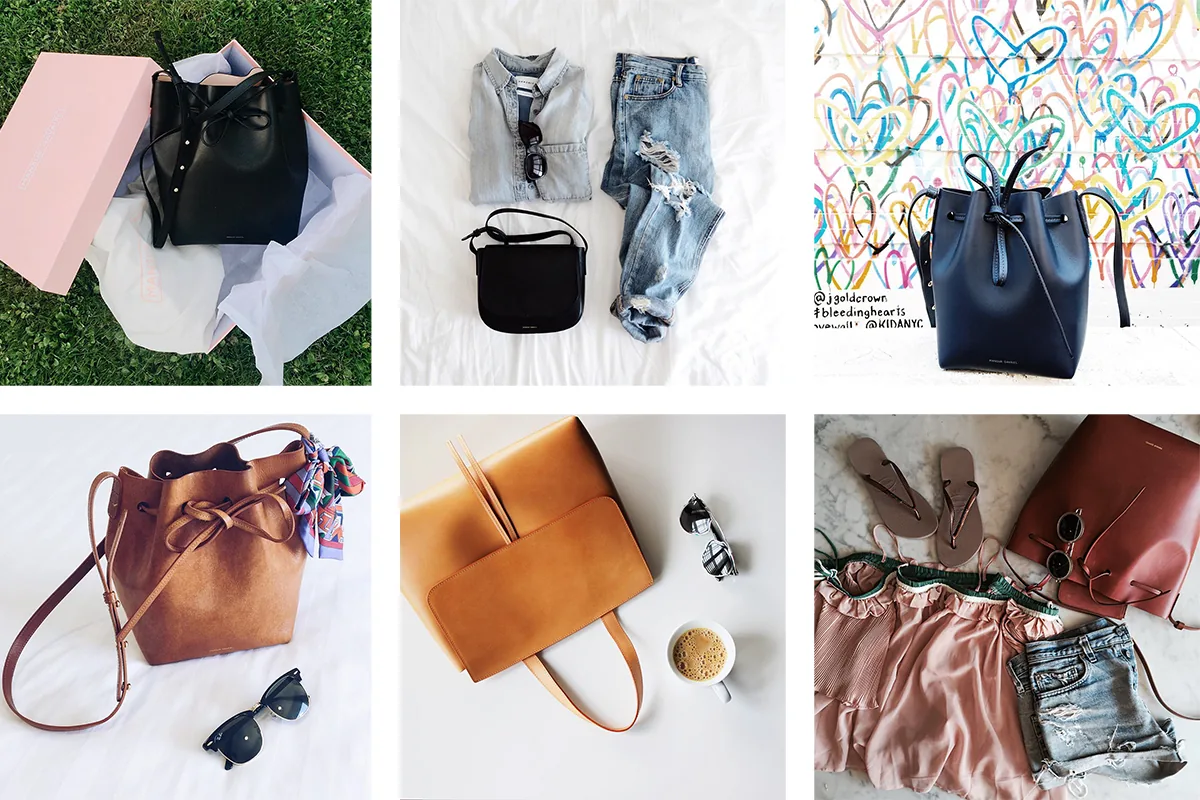 Reference image illustrating Mansur Gavriel Bucket Bag Instagram Edit: The Best Shots of the Cult-Favorite Style