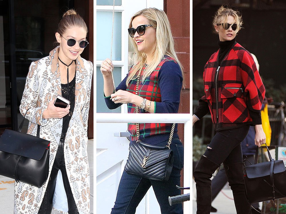 Reference image illustrating Mansur Gavriel Lady Bag Gains Celebrity Momentum: Gigi Hadid and Karlie Kloss Spotted with the Same Style