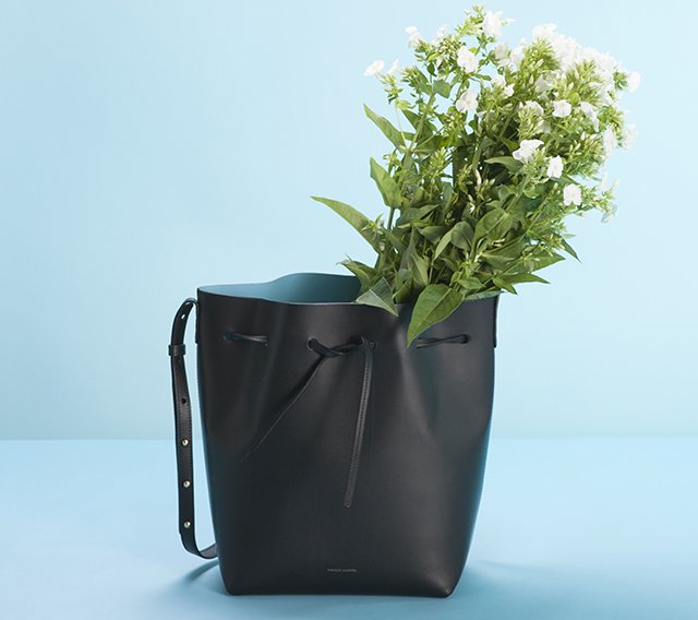 Reference image illustrating Mansur Gavriel Spring 2014: New Interior Colors for the Bucket Bag and Tote
