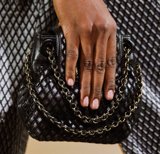 Reference image illustrating Marc Jacobs Fall 2013 Handbags: A Masterclass in Texture and Chain-Handle Design