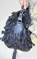 Reference image illustrating Marc Jacobs Spring 2010 Handbags: Lattice Leather, Fringe, and Quilted Details