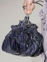 Reference image illustrating Marc Jacobs Spring 2010 Handbags: Lattice Leather, Fringe, and Quilted Details