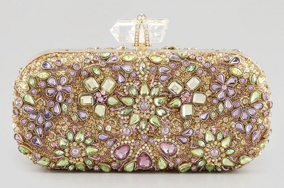 Marchesa Spring 2014 Evening Clutches: Crystal, Floral, and Laser-Cut Luxury cover image