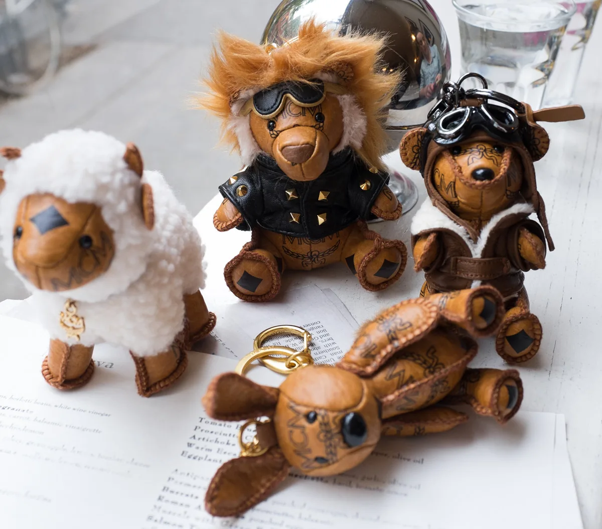 Reference image illustrating MCM Bag Charms: Playful Luxury Accents for Your Designer Handbag Collection