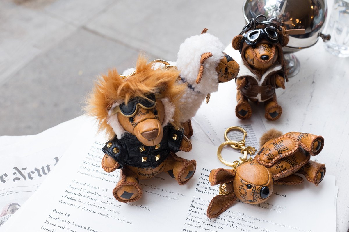 Reference image illustrating MCM Bag Charms: Playful Luxury Accents for Your Designer Handbag Collection