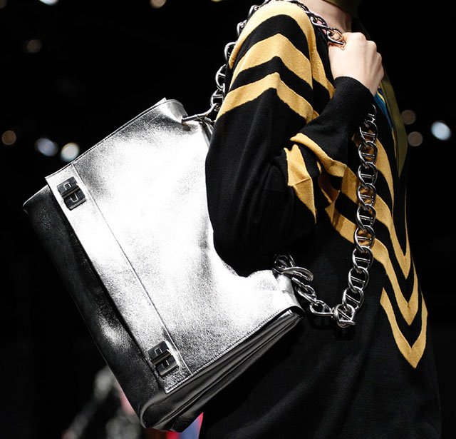 Reference image illustrating Milan Fashion Week Fall 2014: The Most Covetable Handbags from the Runways