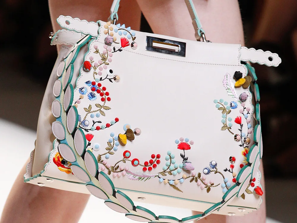 Reference image illustrating Milan Fashion Week Spring 2017: The 15 Most Coveted Handbags from the Runways