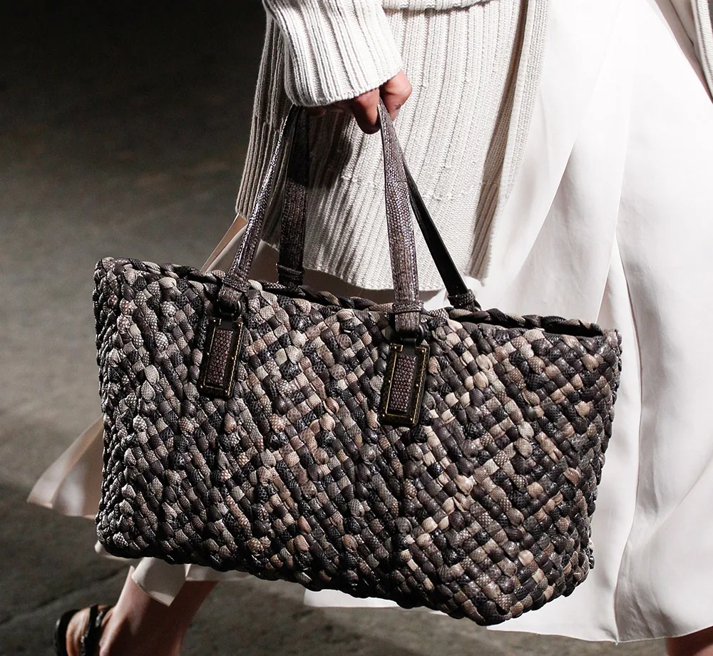 Reference image illustrating Milan Fashion Week Spring 2017: The 15 Most Coveted Handbags from the Runways