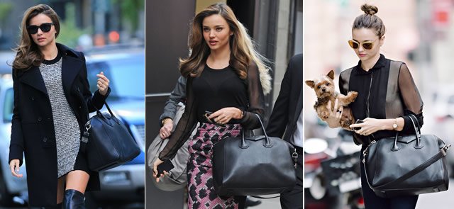 Reference image illustrating Miranda Kerr’s Givenchy Antigona: Why the Black Leather Bag Still Defines Effortless Luxury