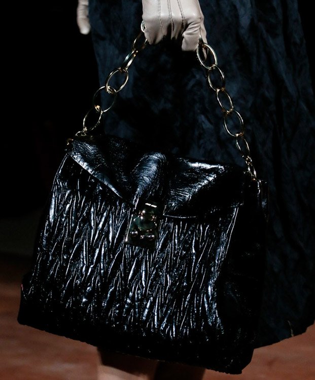 Reference image illustrating Miu Miu Spring 2013 Handbags: A Runway Review of Understated Luxury