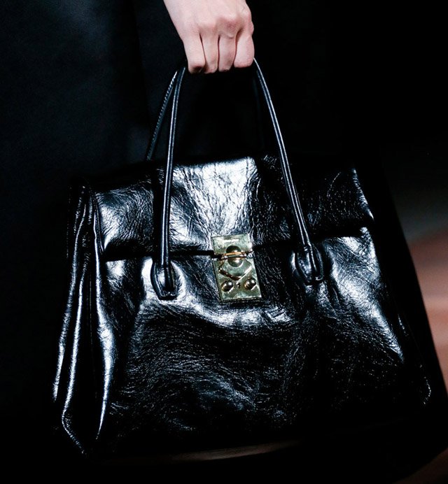 Reference image illustrating Miu Miu Spring 2013 Handbags: A Runway Review of Understated Luxury