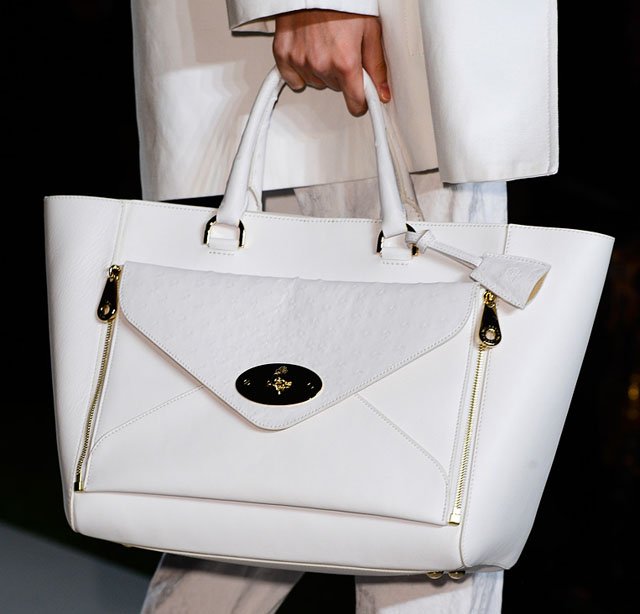 Reference image illustrating Mulberry Spring 2013 Handbags: The Willow Tote and Del Rey Bag Steal the Show
