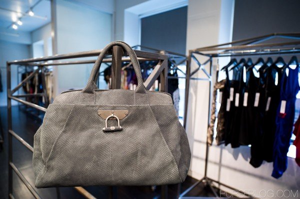 Reference image illustrating Nicole Miller Fall 2011 Handbag Collection: Edgy Bicycle Chain Designs