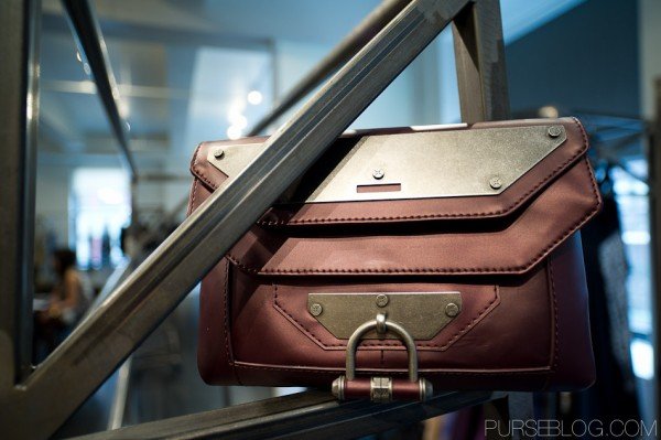 Reference image illustrating Nicole Miller Fall 2011 Handbag Collection: Edgy Bicycle Chain Designs