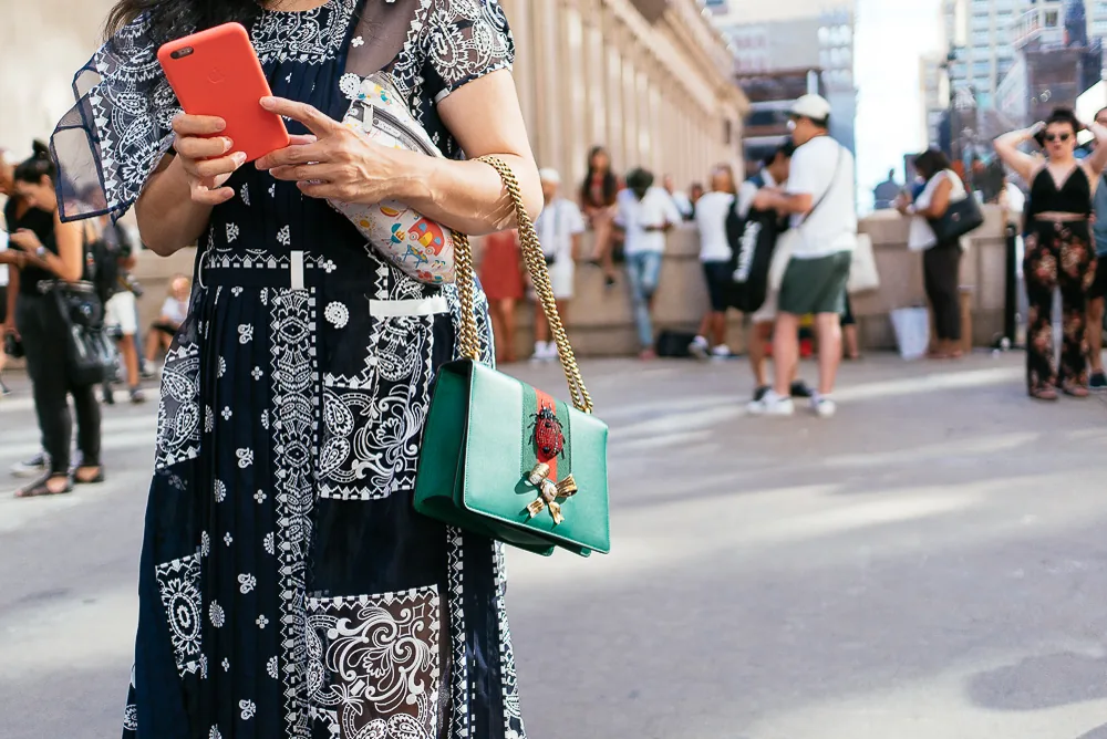 Reference image illustrating NYFW S/S 2017 Day 4: The Most Coveted Handbags Spotted on the Streets