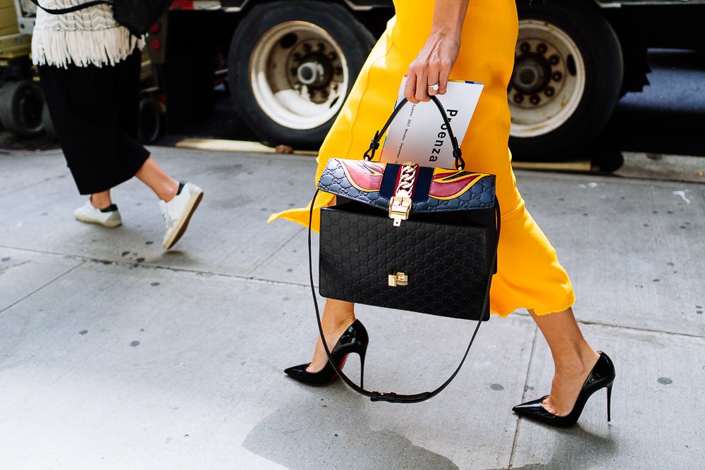 Reference image illustrating NYFW S/S 2017 Day 5: The Most Coveted Handbags Spotted on the Streets