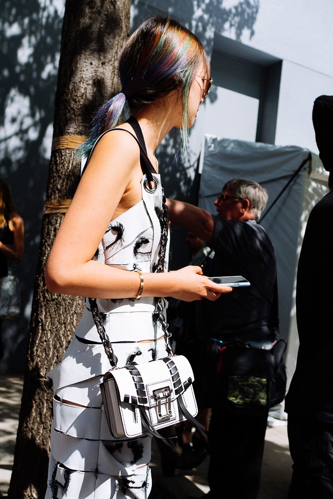 Reference image illustrating NYFW S/S 2017 Day 5: The Most Coveted Handbags Spotted on the Streets