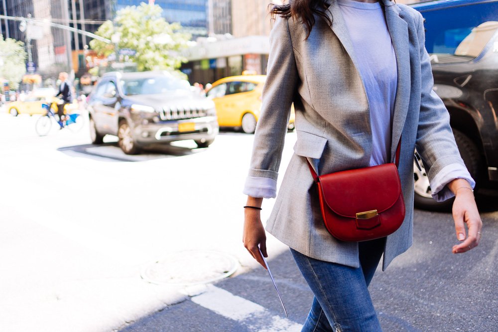 Reference image illustrating NYFW S/S 2017 Day 8: The Best Luxury Handbags Spotted Outside Marc Jacobs