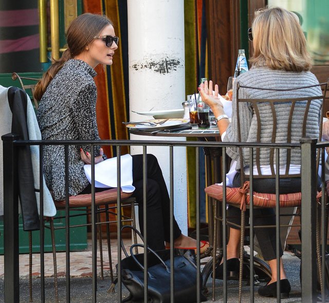 Reference image illustrating Olivia Palermo’s Birkin on the Ground: A Luxury Handbag Etiquette Debate