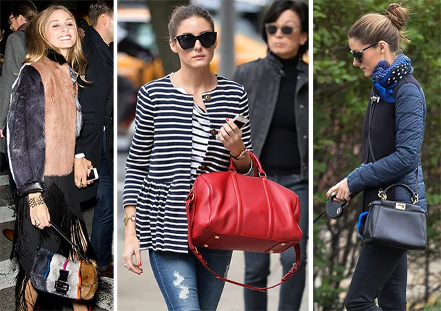 Reference image illustrating Olivia Palermo's Handbag Collection: Part Two – Fendi, Givenchy, Valentino & More