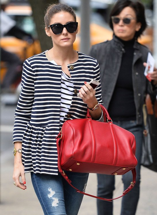 Reference image illustrating Olivia Palermo's Handbag Collection: Part Two – Fendi, Givenchy, Valentino & More