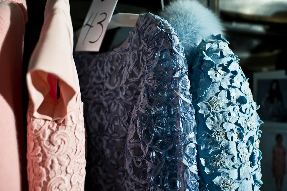 Reference image illustrating Oscar de la Renta Fall 2012 Handbags: A Behind-the-Scenes Look at the Runway Collection
