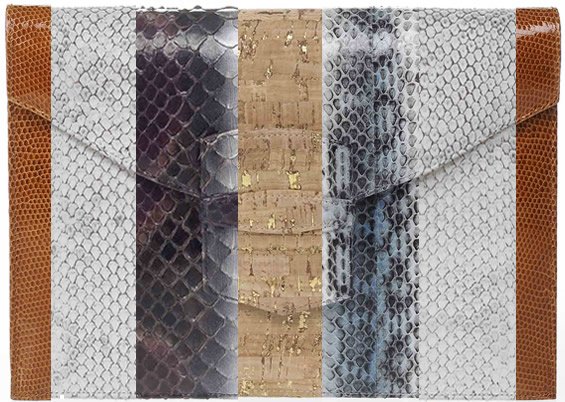 Oscar de la Renta Grafton Clutch: A Holiday Party Essential in Exotic Skins cover image