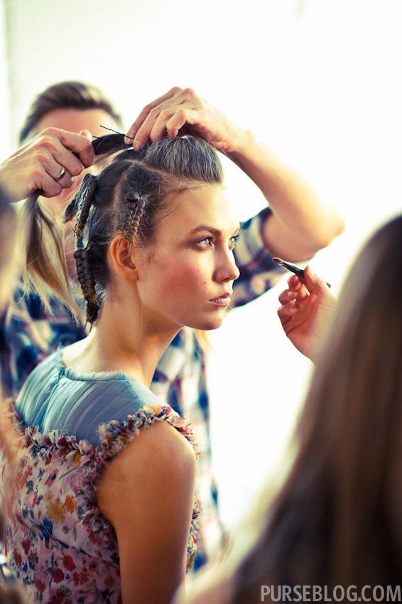 Oscar de la Renta Spring 2012: Exclusive Backstage Access at Fashion Week cover image