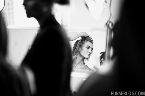 Reference image illustrating Oscar de la Renta Spring 2012: Exclusive Backstage Access at Fashion Week
