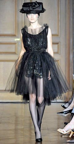 Reference image illustrating Paris Haute Couture Week Fall 2009: The Best Handbag Moments from Lacroix, Chanel, Dior & Gaultier