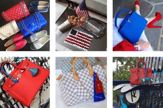 Patriotic Luxury Handbags: The Best 4th of July Weekend Bag Instagrams cover image