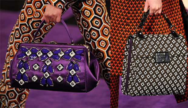 Prada Fall 2012 Handbag Collection: Retro-Modern Embellishments and Quirky Runway Designs cover image