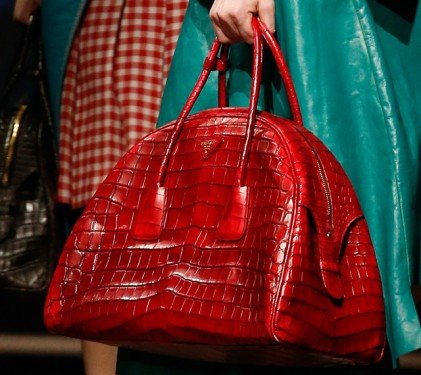 Prada Fall 2013 Handbags: Minimalist Shapes Meet Rich Textures in a Hitchcock-Inspired Collection thumbnail