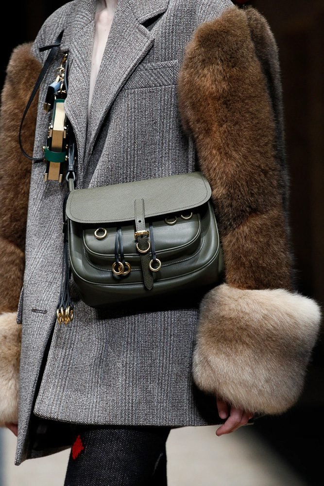 Reference image illustrating Prada Fall 2016 Bags: How the Cahier and Pionnière Defined Mid-2010s Luxury