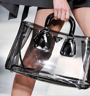 Prada Spring 2010 Handbags: A Closer Look at the Clear Vinyl Trend thumbnail