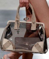 Reference image illustrating Prada Spring 2010 Handbags: A Closer Look at the Clear Vinyl Trend