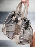 Reference image illustrating Prada Spring 2010 Handbags: A Closer Look at the Clear Vinyl Trend