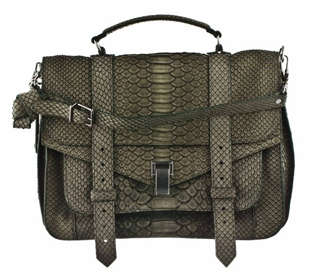 Reference image illustrating Proenza Schouler Exotic Handbags: A Closer Look at Python, Crocodile & Iguana PS1 and PS11 Styles