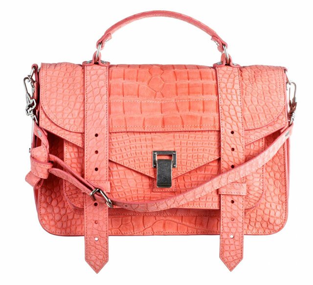 Reference image illustrating Proenza Schouler Exotic Handbags: A Closer Look at Python, Crocodile & Iguana PS1 and PS11 Styles