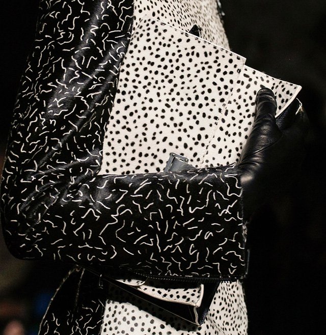 Reference image illustrating Proenza Schouler Fall 2013 Day Clutches: The PS1 and PS13 Go Handheld