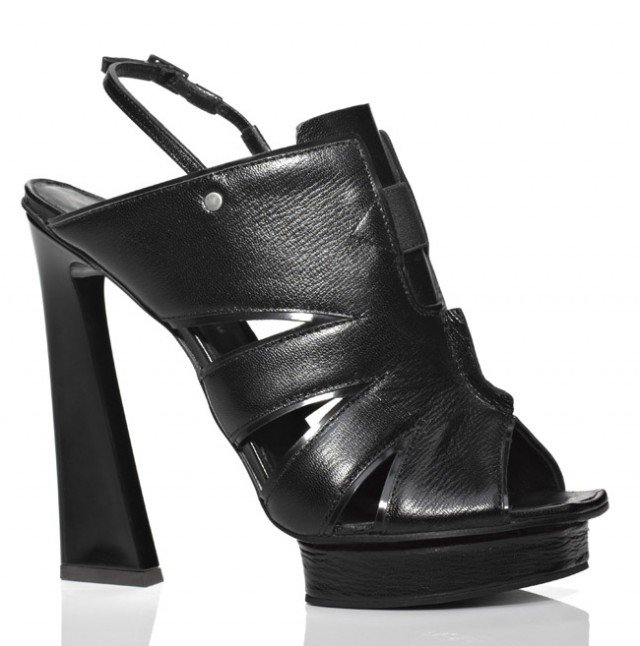 Reference image illustrating Proenza Schouler Spring 2013 Accessories: Record Bag & Runway Shoes on Presale at Moda Operandi