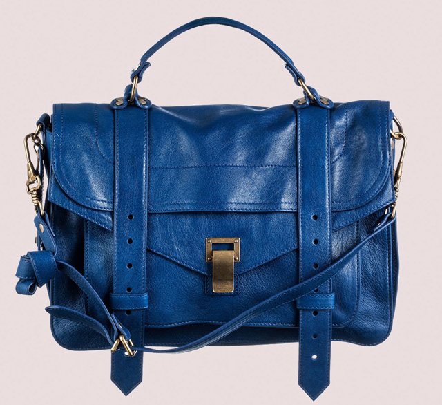 Reference image illustrating Proenza Schouler Spring Bags in Peacock Blue: A Color Obsession Worth Noticing