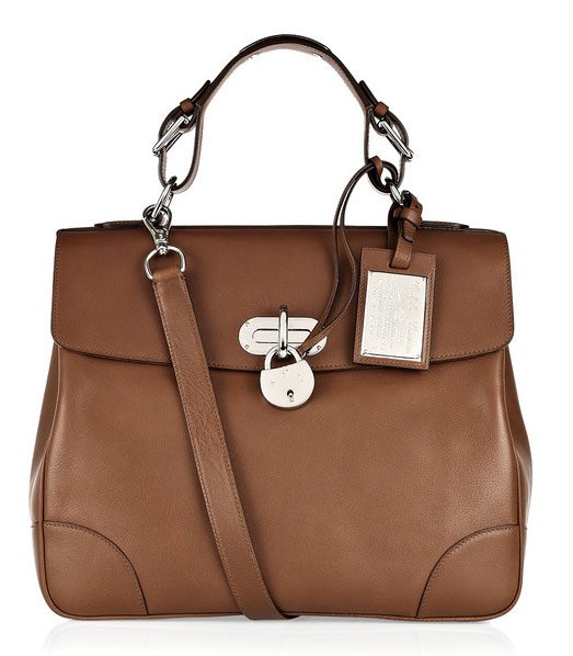 Reference image illustrating Ralph Lauren Collection Handbags Arrive at Net-a-Porter: Ricky Satchel, Tiffin Tote & More