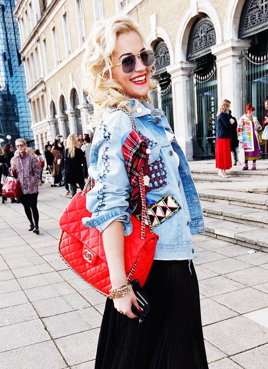 Reference image illustrating Rita Ora's Designer Handbag Collection: Chanel, Hermès & More