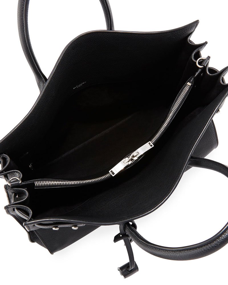 Reference image illustrating Saint Laurent Supple Sac de Jour: A Slouchy New Take on the Iconic Structured Tote for Spring 2017